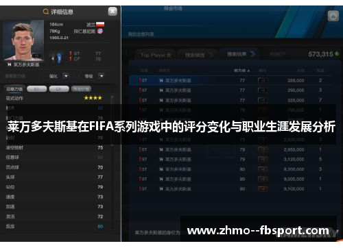 莱万多夫斯基在FIFA系列游戏中的评分变化与职业生涯发展分析